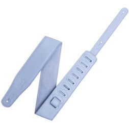 Levys Leathers M26GFP-PRW The Pastel Leather Suede Back Periwinkle leren gitaarband met suède achterkant