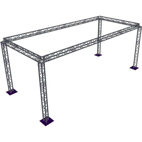 Altura FA33-CAR-8.5x4x3.5-AU-S square triangular truss, 8.5 | Bax Music