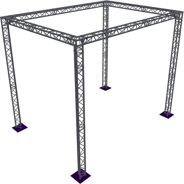 Altura FA33-CAR-6x4.5x5-AD-S square triangular truss, 6 x 4. | Bax Music