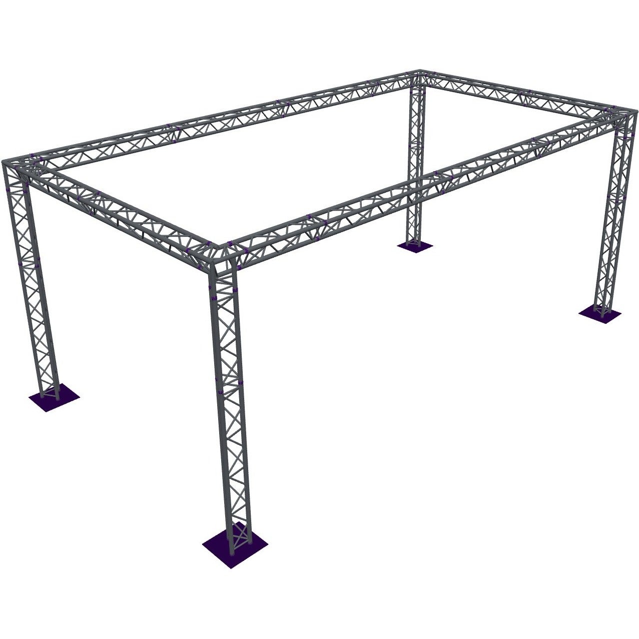 Altura FA33-CAR-8x4.5x3.5-AD-S square triangular truss, 8 x | Bax Music