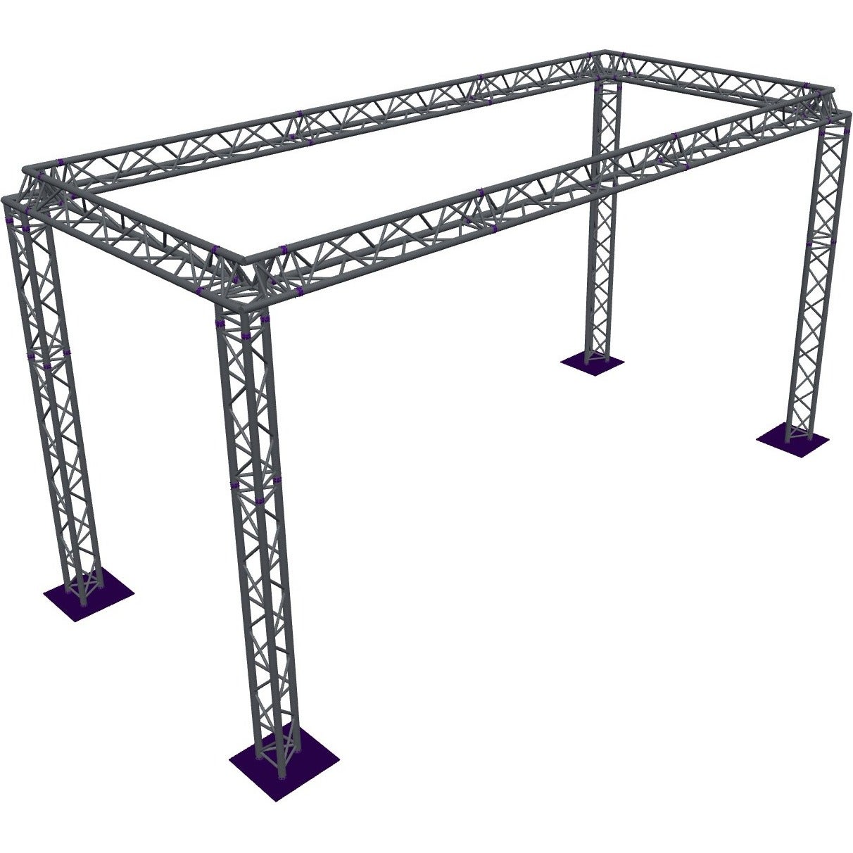 Altura FA33-CAR-6.5x3x3.5-AU-S square triangular truss, 6.5 | Bax Music