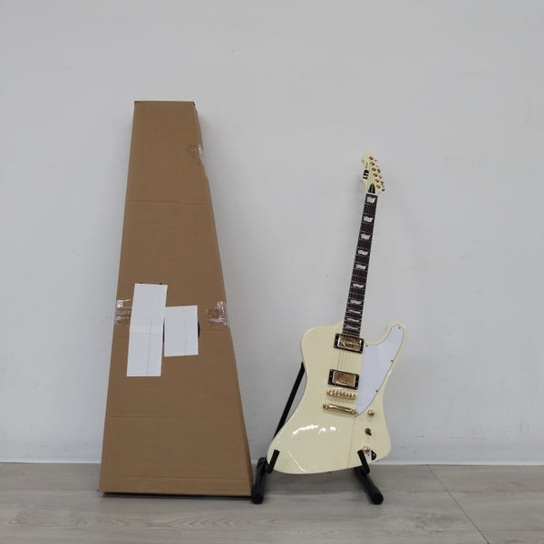 (Stock B) Deluxe Phoenix-1000 Vintage White guitare électrique