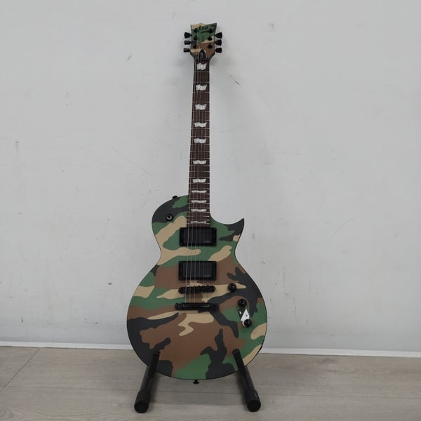 (B-Stock) Deluxe EC-1000 Woodland Camo Satin Electric Guitar