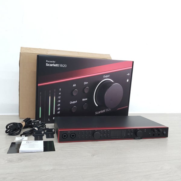 (B-Stock) Focusrite Scarlett 18i20 4th Gen audio interface