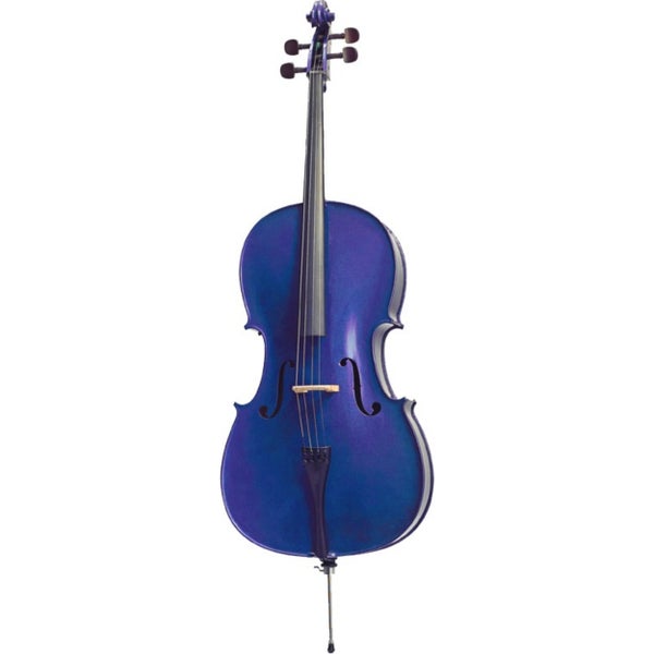 Stentor SR1490ABC Harlequin 3/4 Atlantic Blue violoncello acustico con custodia e arco inclusi