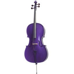 Stentor SR1490DPA Harlequin 4/4 Deep Purple violoncello acustico con custodia e arco inclusi