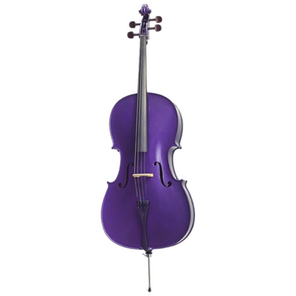 Stentor SR1490DPC Harlequin 3/4 Deep Purple violoncello acustico con custodia e arco inclusi