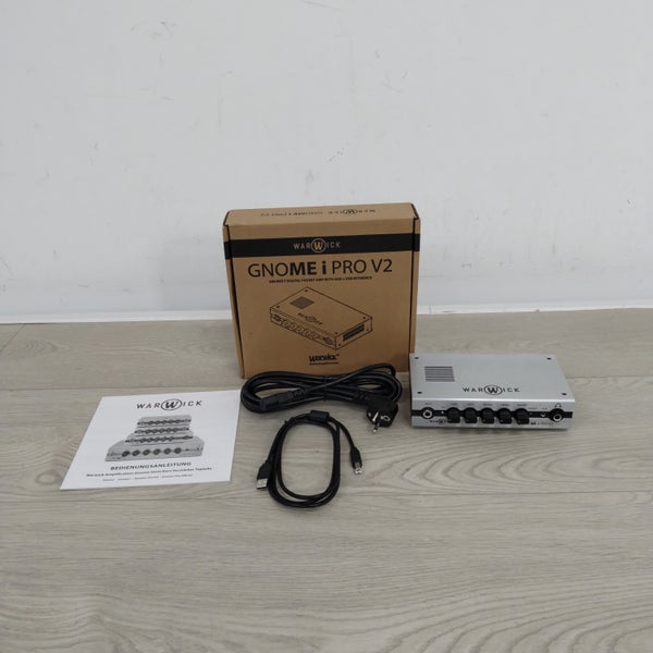 (B-Stock) Gnome i Pro V2 300W Pocket Bass Guitar Amplifier Head + USB Interface
