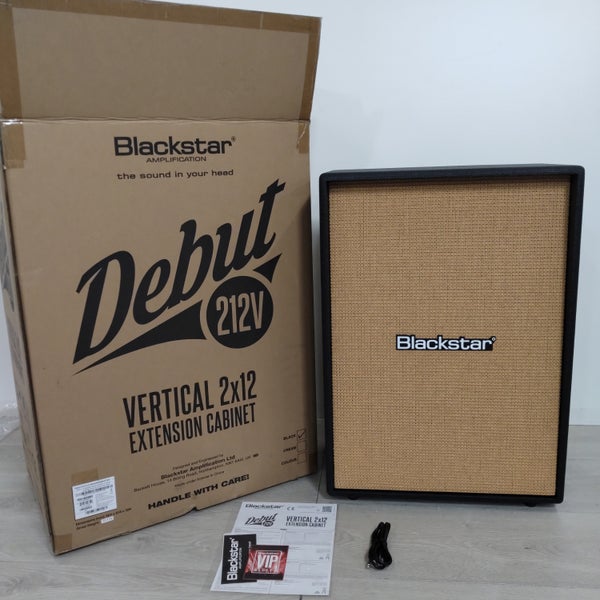 (B-Stock) Debut 212V Black Cassa acustica verticale per chitarra da 2x12 pollici