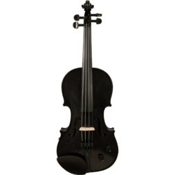 Stentor SR1515BLA Harlequin 4/4 Black violon électrique avec étui et archet inclus