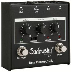 (Stock B) SBP-1 Bass Preamp / DI pédale EQ pour basse