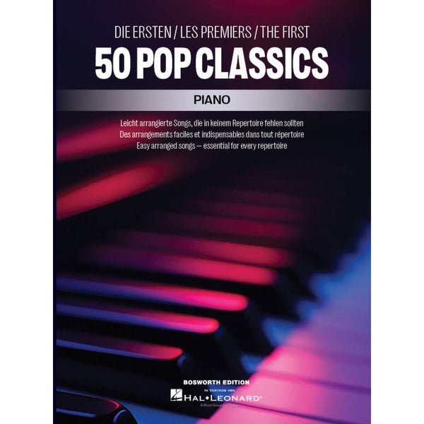 Bosworth The First 50 Pop Classics Piano