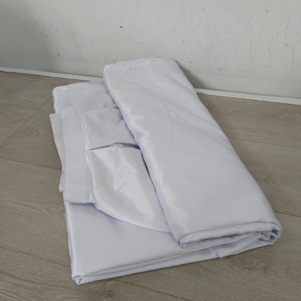 (Stock B) Pipe & Drape rideau de scène 300x400 cm, blanc satiné