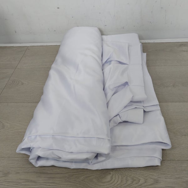 (Stock B) Pipe & Drape rideau de scène 300x400 cm, blanc satiné