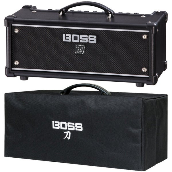 Boss Katana Head Gen 3 100W guitar amplifier head with cover