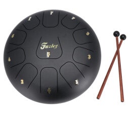 (Stock B) Tongue Drum TD12 en Do majeur noir 12 pouces