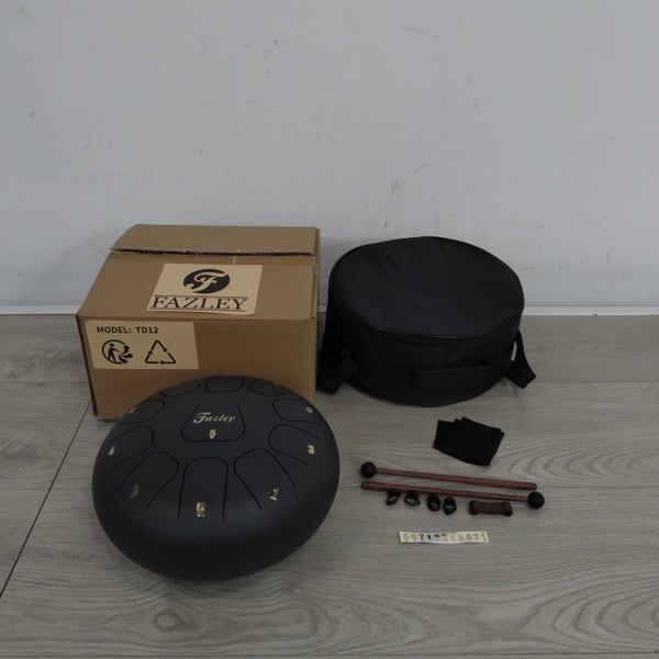 (Stock B) Tongue Drum TD12 en Do majeur noir 12 pouces