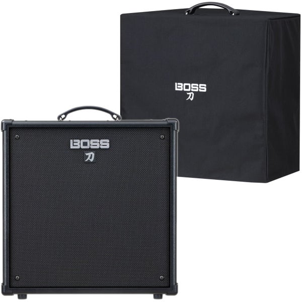 Boss Katana-110 Bass 60W bass guitar combo amplifier with cover