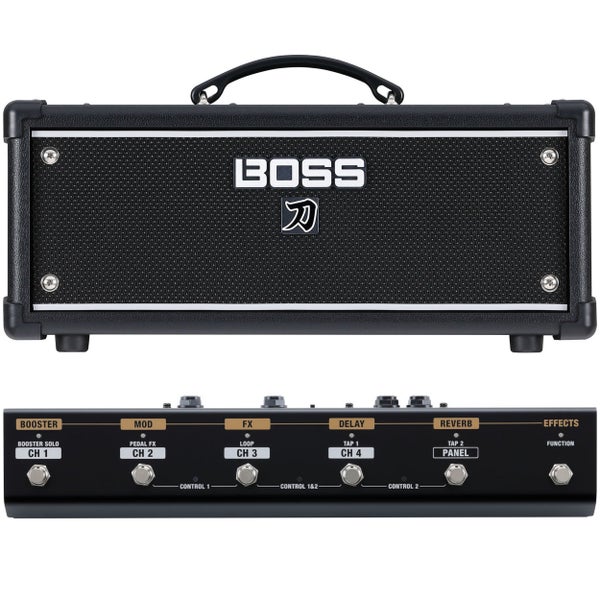 Boss Katana Head Gen 3 Amplificatore per chitarra da 100 W con pedale GA-FC EX