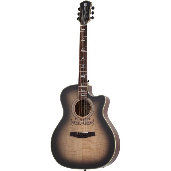 Schecter Wylde Audio Grand Auditorium Ash Burst Satin guitare folk électro-acoustique