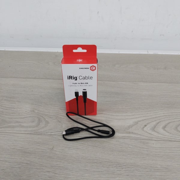 (B-Stock) IK Multimedia Lightning naar Mini-DIN kabel voor iRig apparatuur