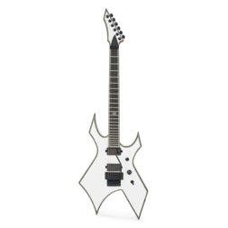B.C. Rich Warlock Extreme Matte White 2022 met Floyd Rose en Fishman Fluence Modern (Pre-owned)