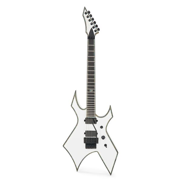 B.C. Rich Warlock Extreme Matte White 2022 met Floyd Rose en Fishman Fluence Modern (Pre-owned)