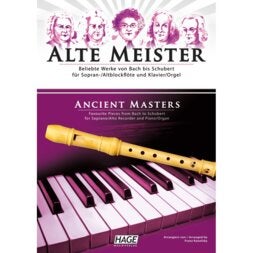 Hage MusikVerlag EH 1511 Ancient Masters for Soprano/Alto and Piano/Organ livre pour flûte à bec