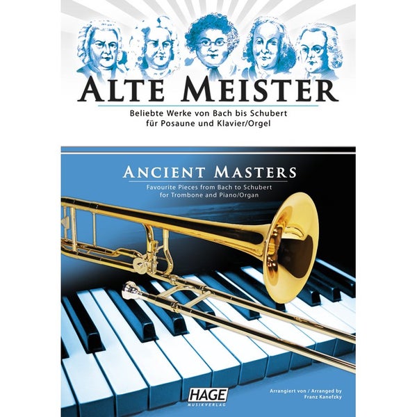 Hage MusikVerlag EH 1516 Ancient Masters for Trombone and Piano/Organ tromboneboek