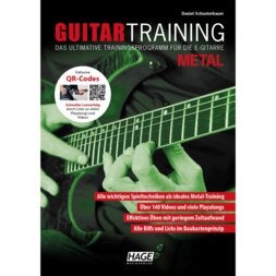 Hage MusikVerlag EH 3933 Guitar Training Metal + QR-Codes gitaarboek