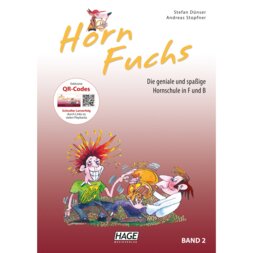 Hage MusikVerlag EH 3814 Horn Fuchs Band 2 + QR-Codes lesboek