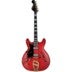 Hagstrom 67 Viking Wild Cherry Transparent linkshandige elektrische gitaar