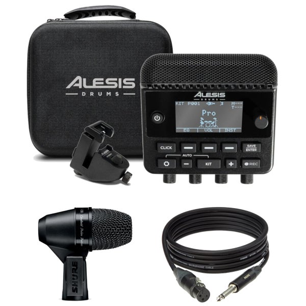 Alesis Kitstream met Shure PGA56 snare microfoon