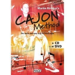 Hage MusikVerlag EH 3767 Martin Röttger‘s Cajon Method + CD + DVD livre de batterie