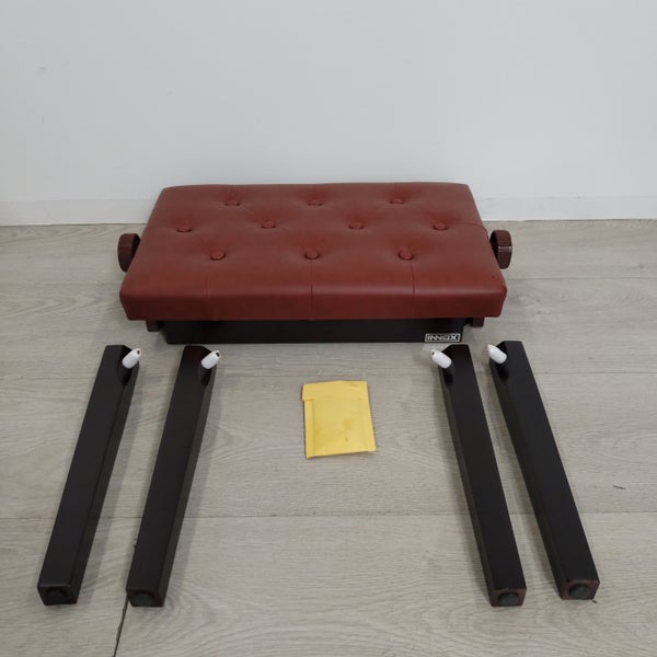 (Stock B) PB 10RB banquette piano rouge-marron