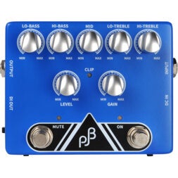 (B-Stock) PE-5 Preamplificatore per basso / EQ a 5 bande / Direct Box / Pedale Boost