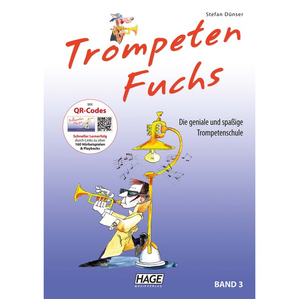 Hage MusikVerlag EH 3803 Trompeten Fuchs Band 3 lesboek