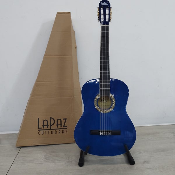 (Stock B) 002 BL guitare classique - bleu