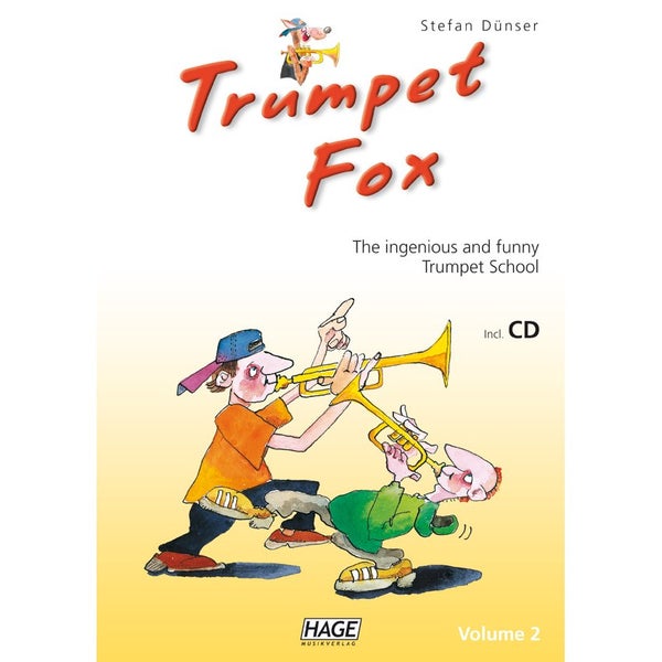 Hage MusikVerlag EH 3807 Trumpet Fox Volume 2 + CD lesboek