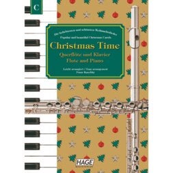 Hage MusikVerlag EH 1096 Christmas Time for Flute & Piano livre pour flûte traversière