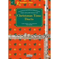 Hage MusikVerlag EH 1091 Christmas Time Duets for 2 Flutes livre pour 2 flûtes traversières