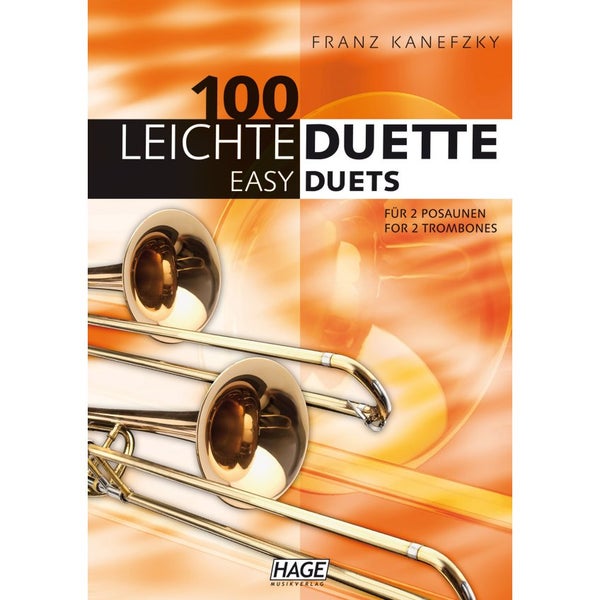 Hage MusikVerlag EH 1505 100 Easy Duets for Trombones voor 2 trombones