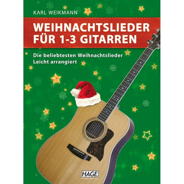 Hage MusikVerlag EH 1074 Weihnachtslieder für 1 - 3 Gitarren songboek voor gitaar