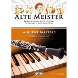 Hage MusikVerlag EH 1514 Ancient Masters for Clarinet in Bb and Piano/Organ livre pour clarinette