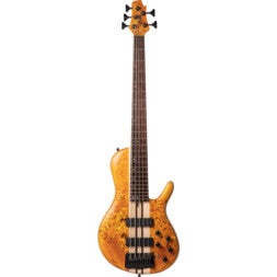 (B-Stock) Cort A5 Plus SC Amber Open Pore 5-snarige elektrische basgitaar