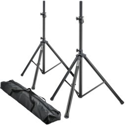 (Stock B) IVA03 paire de pieds d'enceinte + sac de transport