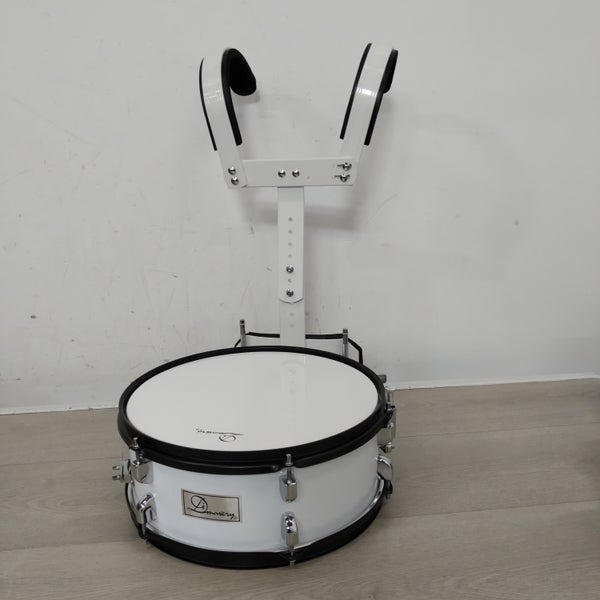 (B-Stock) MS-200 rullante per fanfara bianco