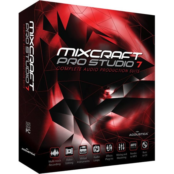 Acoustica Pro Studio 7.5 aggiornamento di v7.5 o precedente (download)