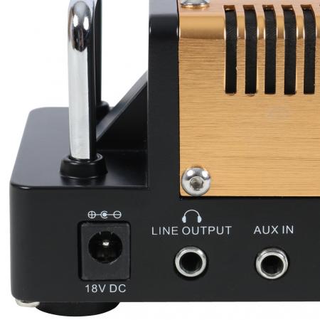 Hotone Vulcan Five-O - Tête D'Ampli Guitare 5 Watts Classe AB Gain Élevé Avec Cab SIM - Idéal Métal