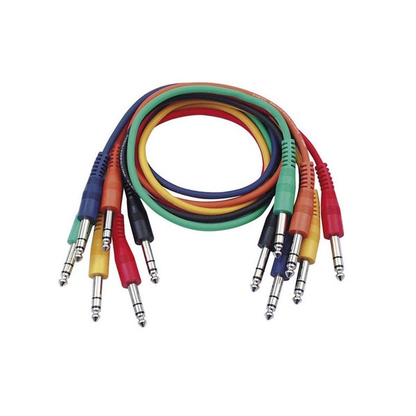 DAP FL1260 set câbles patch 6x jack 6,35 mm - jack 6,35 mm 60 cm